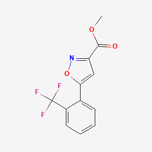 Methyl 5-[2-(Trifluoromethyl)phenyl]isoxazole-3-carboxylate