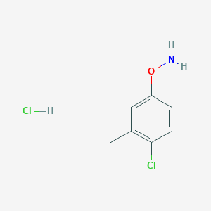 O-(4-Chloro-3-methylphenyl)hydroxylamine hydrochloride