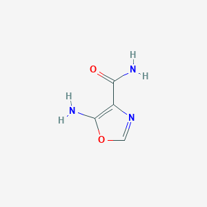 molecular formula C4H5N3O2 B1371615 5-氨基恶唑-4-甲酰胺 CAS No. 30380-27-9