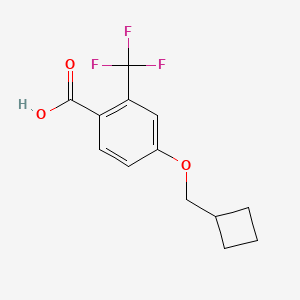 4-(Cyclobutylmethoxy)-2-(trifluoromethyl)benzoic acid