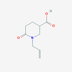 molecular formula C9H13NO3 B1371619 1-Allyl-6-oxopiperidine-3-carboxylic acid CAS No. 915923-41-0