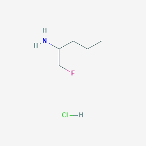 1-Fluoropentan-2-amine;hydrochloride