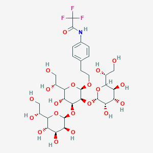 molecular formula C31H46F3NO20 B137162 3FAPE-Hhh CAS No. 142270-34-6