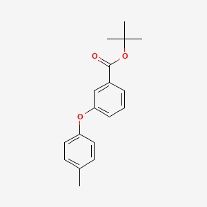 molecular formula C18H20O3 B13716211 Tert-butyl 3-(4-methylphenoxy)benzoate CAS No. 885518-21-8