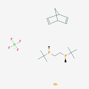 bicyclo[2.2.1]hepta-2,5-diene;(S)-tert-butyl-[2-[tert-butyl(methyl)phosphanyl]ethyl]-methylphosphane;rhodium;tetrafluoroborate