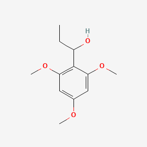 molecular formula C12H18O4 B13716266 1-(2,4,6-Trimethoxyphenyl)-1-propanol 