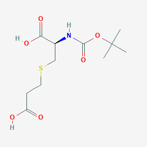 molecular formula C11H19NO6S B13716274 Boc-S-carboxyethyl-L-cysteine 