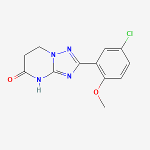 2-(5-Chloro-2-methoxyphenyl)-6,7-dihydro-[1,2,4]triazolo[1,5-a]pyrimidin-5(4H)-one