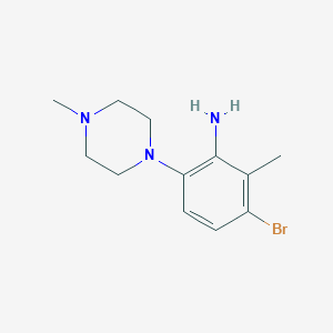 3-Bromo-2-methyl-6-(4-methylpiperazin-1-yl)aniline