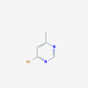 molecular formula C5H5BrN2 B1371638 4-Bromo-6-methylpyrimidine CAS No. 69543-98-2