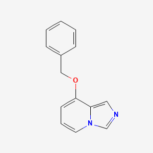 molecular formula C14H12N2O B1371684 8-(Benzyloxy)imidazo[1,5-a]pyridine CAS No. 910094-98-3