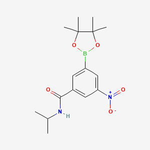 N-Isopropyl-3-nitro-5-(4,4,5,5-tetramethyl-[1,3,2]dioxaborolan-2-yl)-benzamide