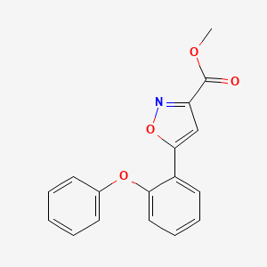 Methyl 5-(2-Phenoxyphenyl)isoxazole-3-carboxylate