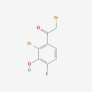 2'-Bromo-4'-fluoro-3'-hydroxyphenacyl bromide