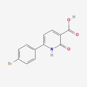 molecular formula C12H8BrNO3 B1371691 6-(4-bromophenyl)-2-oxo-1H-pyridine-3-carboxylic acid CAS No. 1204298-37-2