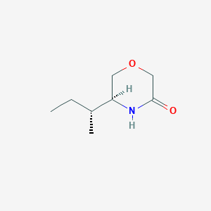 (5S)-5-[(2R)-butan-2-yl]morpholin-3-one