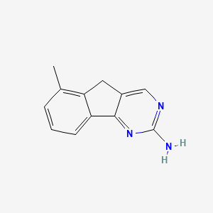 6-Methyl-5H-indeno[1,2-d]pyrimidin-2-amine