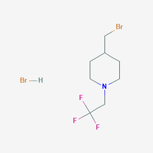 4-(Bromomethyl)-1-(2,2,2-trifluoroethyl)piperidine Hydrobromide