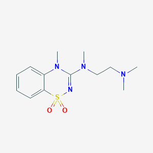 3-{[2-(Dimethylamino)ethy]methyl]amino}-4-methyl-4H-1,2,4-benzothiadiazin-1,1-dioxide