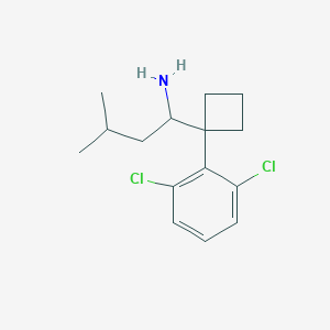 1-[1-(2,6-Dichlorophenyl)cyclobutyl]-3-methyl-1-butylamine