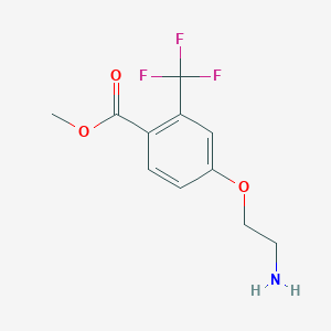 Methyl 4-(2-aminoethoxy)-2-(trifluoromethyl)benzoate