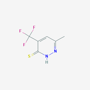 3-Mercapto-6-methyl-4-(trifluoromethyl)pyridazine