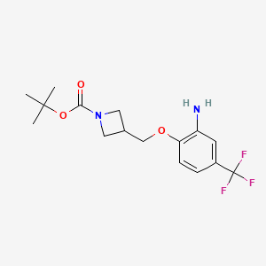 tert-Butyl 3-((2-amino-4-(trifluoromethyl)phenoxy)methyl)azetidine-1-carboxylate