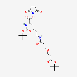 N-Boc-N'-(PEG1-t-butyl ester)-L-Lysine-NHS ester