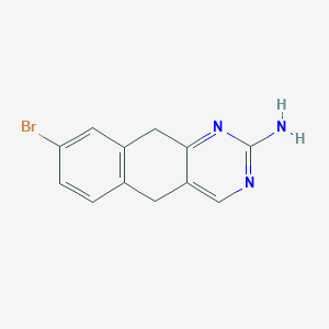 2-Amino-8-bromo-5,10-dihydrobenzo[g]quinazoline