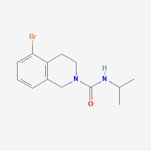 molecular formula C13H17BrN2O B13717110 5-Bromo-N-isopropyl-3,4-dihydroisoquinoline-2(1H)-carboxamide 