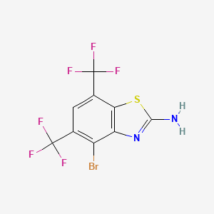 2-Amino-4-bromo-5,7-bis(trifluoromethyl)benzothiazole