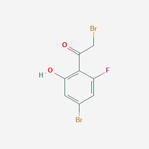 4'-Bromo-2'-fluoro-6'-hydroxyphenacyl bromide