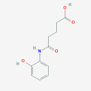 5-[(2-Hydroxyphenyl)amino]-5-oxopentanoic acid