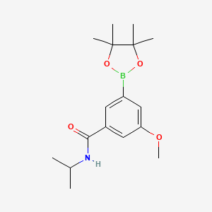 N-Isopropyl-3-methoxy-5-(4,4,5,5-tetramethyl-[1,3,2]dioxaborolan-2-yl)-benzamide