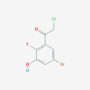 5'-Bromo-2'-fluoro-3'-hydroxyphenacyl chloride