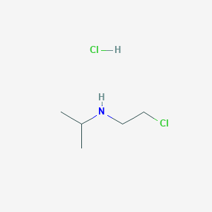molecular formula C5H13Cl2N B1371773 N-(2-氯乙基)丙烷-2-胺盐酸盐 CAS No. 6306-61-2