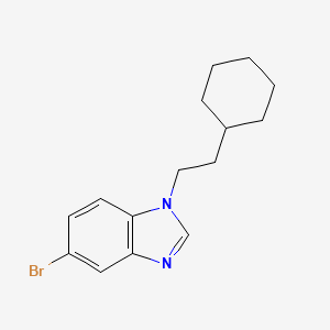 5-Bromo-1-(2-cyclohexylethyl)-1H-benzo[d]imidazole