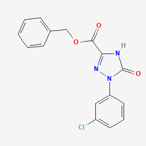 Benzyl 1-(3-chlorophenyl)-2,5-dihydro-5-oxo-1H-1,2,4-triazole-3-carboxylate