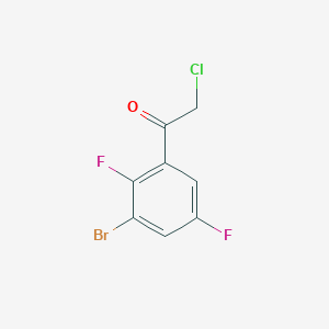 3'-Bromo-2',5'-difluorophenacyl chloride