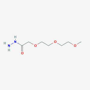 molecular formula C7H16N2O4 B13717837 2-[2-(2-methoxyethoxy)ethoxy]acetohydrazide 