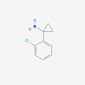 molecular formula C9H10ClN B1371786 1-(2-氯苯基)环丙胺 CAS No. 870708-39-7