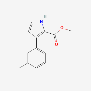 Methyl 3-(m-tolyl)-1H-pyrrole-2-carboxylate