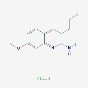 2-Amino-7-methoxy-3-propylquinoline hydrochloride