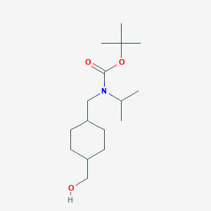 tert-Butyl (((1r,4r)-4-(hydroxymethyl)cyclohexyl)methyl)(isopropyl)carbamate