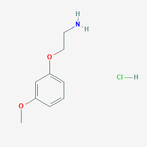 molecular formula C9H14ClNO2 B1371793 2-(3-甲氧基苯氧基)乙胺盐酸盐 CAS No. 26378-67-6