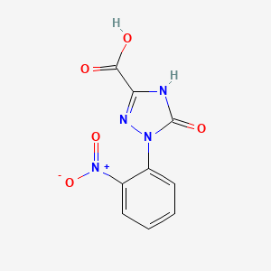 2,5-Dihydro-1-(2-nitrophenyl)-5-oxo-1H-1,2,4-triazole-3-carboxylic acid