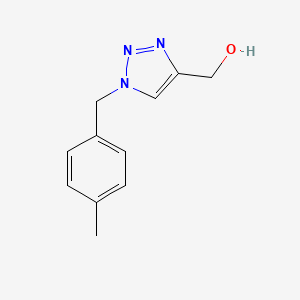 molecular formula C11H13N3O B1371797 [1-(4-甲基苄基)-1H-1,2,3-三唑-4-基]甲醇 CAS No. 952183-26-5