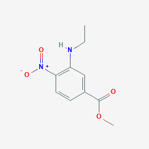 molecular formula C10H12N2O4 B1371799 3-(乙氨基)-4-硝基苯甲酸甲酯 CAS No. 952183-54-9
