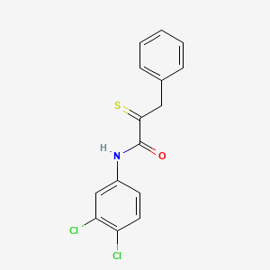 B1371802 N-(3,4-Dichlorophenyl)-3-phenyl-2-thioxopropanamide CAS No. 952182-61-5