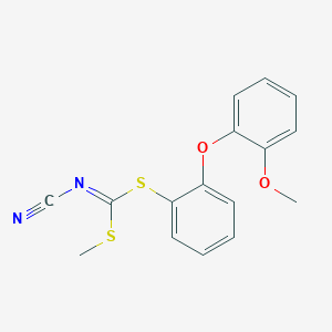 [2-(2-Methoxyphenoxy)phenyl]methyl-cyanocarbonimidodithioate